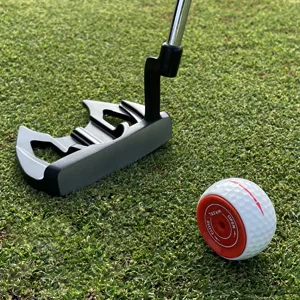 MAZEL Golf Practice Putting Ball,Golf Training Aid for Putting Green/Mat,Golf Putting Accuracy Trainer with Instant Feedback Wheel-like Ball - product information 3