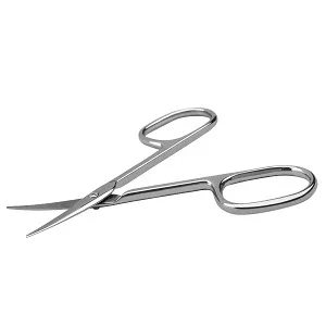 Brow Shaping Scissors and silicone exfoliating lip brushes,beard and nose trimming ,eyelash with curved craft stainless steel scissors - scissors