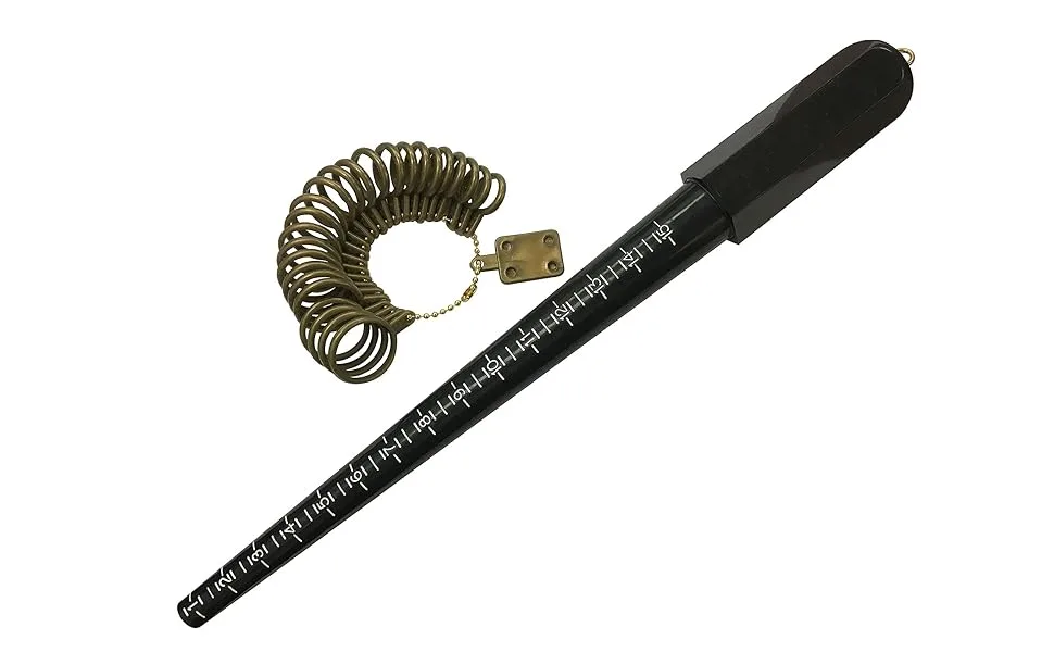 Ring Sizer Mandrel and Ring Sizer Tool - Plastic Ring Sizer & Mandrel