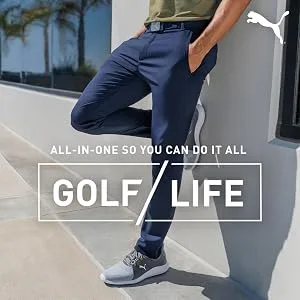 PUMA Men's Standard Tailored Jackpot Pant 2.0 Navy Blazer 36W x 32L - PUMA Golf Men