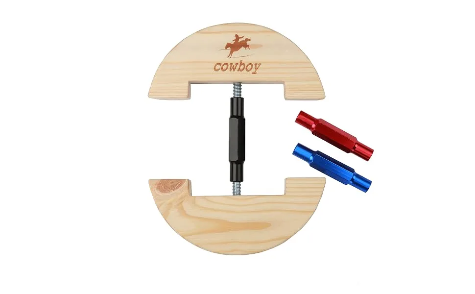 Cowboy Hat Stretcher,Small Size 6 1/2 to 9 1/2-Colourful Adjustable Buckle Heavy Duty (Small, Black) 6 1/2 Black - product information 2