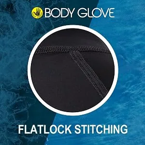 Body Glove 13210W Women's Basic Fitted Short Arm Rashguard Small White - FLAT LOCK