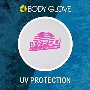 Body Glove 13210W Women's Basic Fitted Short Arm Rashguard Small White - UV PROTECTION