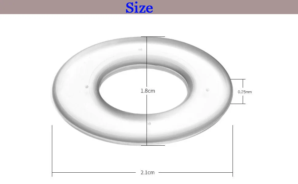 6Sheets(36PCS) Clear Gel Oval Foot Corn Rings Gel Cushions Pads Caps Remover Shoes Stick Foot Protector Self Adhesive Back Heel Sticker - details