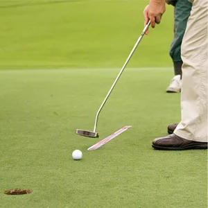 XINGGM Golf Putting Alignment Training Aid for Putting Green | Indoor & Outdoor Golf Putting Trainer,Come with Golf Ball & Putting Ring Plastic Putting Alignment Rail - 6564