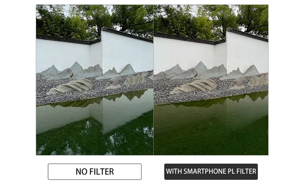 Kase CPL Filter for Phone 50mm Magnetic Square Polarizer Filter for iPhone x xr xs 11 12 13 14 Pro Max and Android - KASE