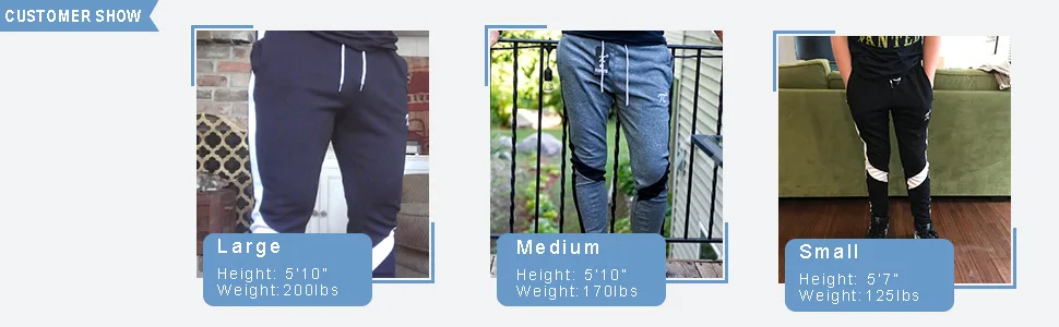 PIDOGYM Men's Track Pants,Slim Fit Athletic Sweatpants Joggers with Zipper Pockets Red Medium - joggers