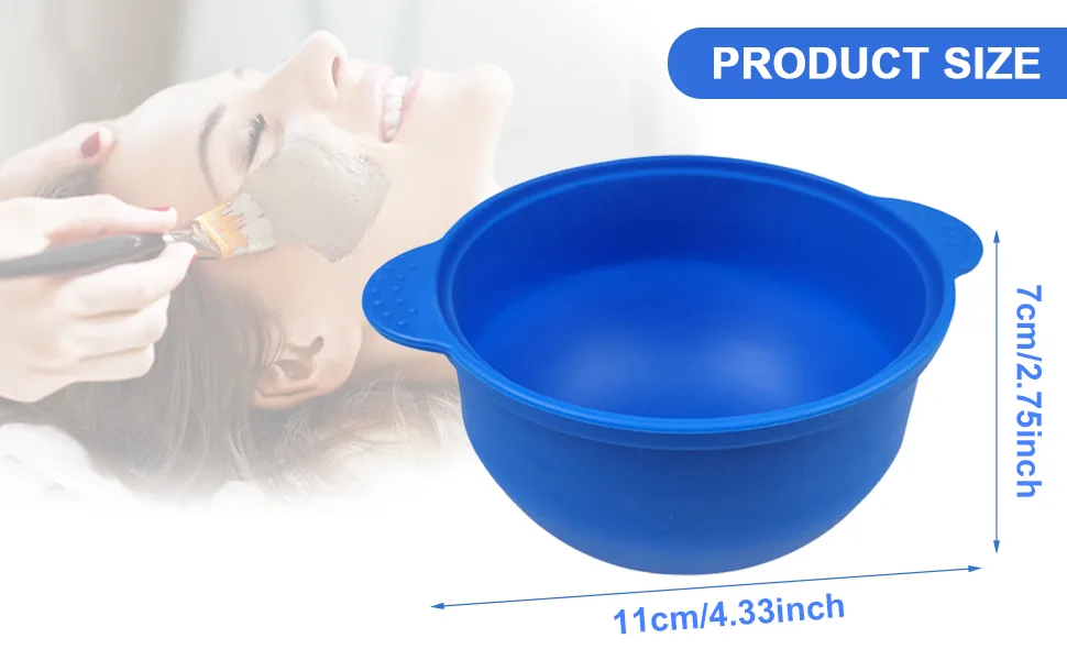 Replacement Waxing Pot,Non-stick Heat Resistant Bowl With Handle Silicone Liner Home blue - product information 2