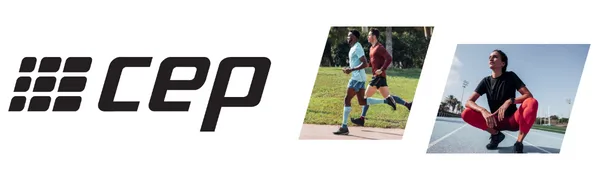 CEP Men's Tall Running Compression - Athletic Long Socks For Performance 4 Lava/Peacoat - Camocloud - banner