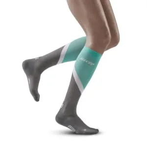 CEP Men's Tall Running Compression - Athletic Long Socks For Performance 4 Lava/Peacoat - Camocloud - main