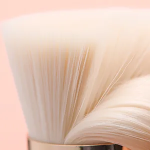 Docolor Flat Top Kabuki Foundation Brush Premium Synthetic Professional Face Makeup Brushes Powder Liquid Cream Blending Mineral Buffing Stippling Blending Makeup Tools, Pink - Kabuki Foundation Brush
