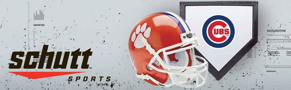 Schutt NCAA Wake Forest Demon Deacons Football Helmet Desk Caddy - banner