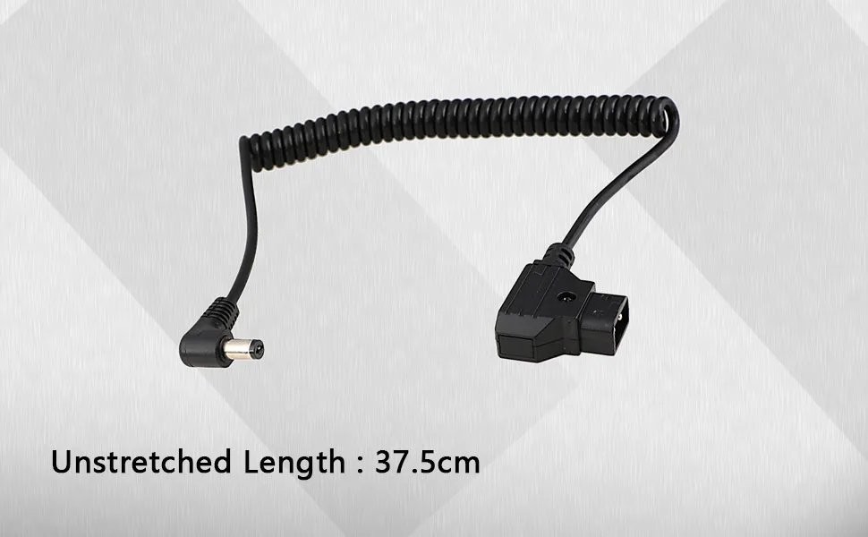CAMVATE D-Tap to DC Barrel Coiled Cable for Atomos Monitor - 2399 - C2399-2