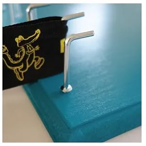 Running On The Wall Medal Hanger Display and Race Bibs IF IT Doesn't Challenge You. IT Doesn't Change You Medals Only Design Black - Hooks