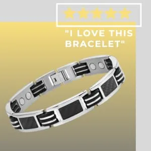 Willis Judd Mens Titanium Magnetic Bracelet With Link Adjusting Tool - happy customers