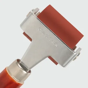 MyLifeUNIT Rubber Brayer, Brayer Ink Roller, Soft Rubber Brayer Roller with Wooden Handle - Brayer Rollers for Crafting