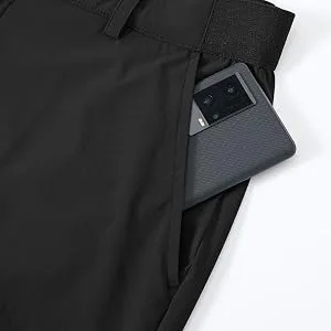 Rdruko Men's Stretch Golf Pants Quick Dry Lightweight Casual Dress Pants with Pockets Navy Blue 34 - mens golf pants