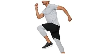 PIQIDIG Youth Boys Compression Pants 3/4 Basketball Tights Sports Capris Leggings Red X-Small - product information 7