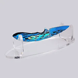 WANLIAN Lightsaber Stand Sword Stand Acrylic Desktop Lightsaber Stand Display Sword Stand for Lightsaber Display (Black) - knife stand