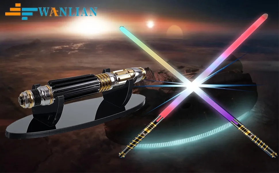 WANLIAN Lightsaber Stand Sword Stand Acrylic Desktop Lightsaber Stand Display Sword Stand for Lightsaber Display (Black) - lightsaber display stand