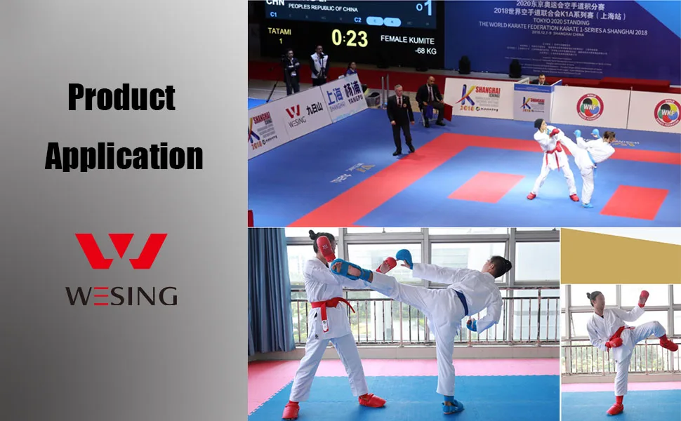 WESING Karate shin and Instep Guard Karate Gloves Approved by WKF blue X-Large - product information 11
