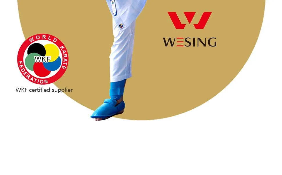 WESING Karate shin and Instep Guard Karate Gloves Approved by WKF blue X-Large - product information 3