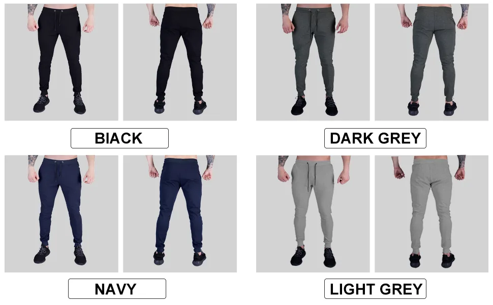 Wangdo Men's Slim Joggers Gym Workout Pants,Sport Training Tapered Sweatpants,Casual Athletics Joggers for Running Black Medium - product information 3