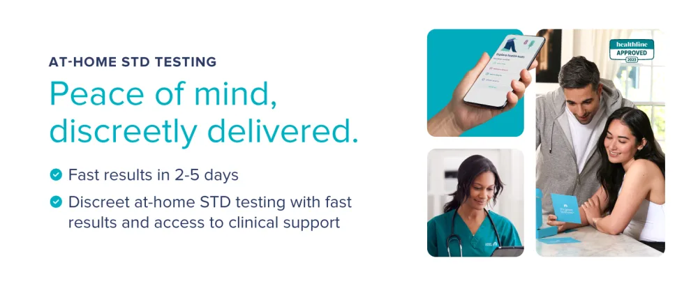 LetsGetChecked - At-Home STD Test Kit | STD - Chlamydia and Gonorrhea Screening | for Men and Women | CLIA-Certified Results in 2-5 Days | 100% Private and Discreet Simple 2 - At home STD testing