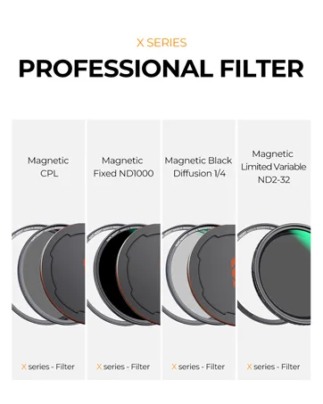 K&F Concept 67mm Magnetic Variable ND Filter ND2-ND32 (1-5 Stops) + Magnetic Filter Adapter Ring Filter Kit, No X Cross Adjustable Neutral Density Filter with 28 Multi-Layer Coatings Waterproof - product information 7