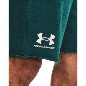 Under Armour Men's Rival Terry Shorts Pitch Gray Full Heather (012)/Onyx White Large - RIVAL TERRY SHORTS