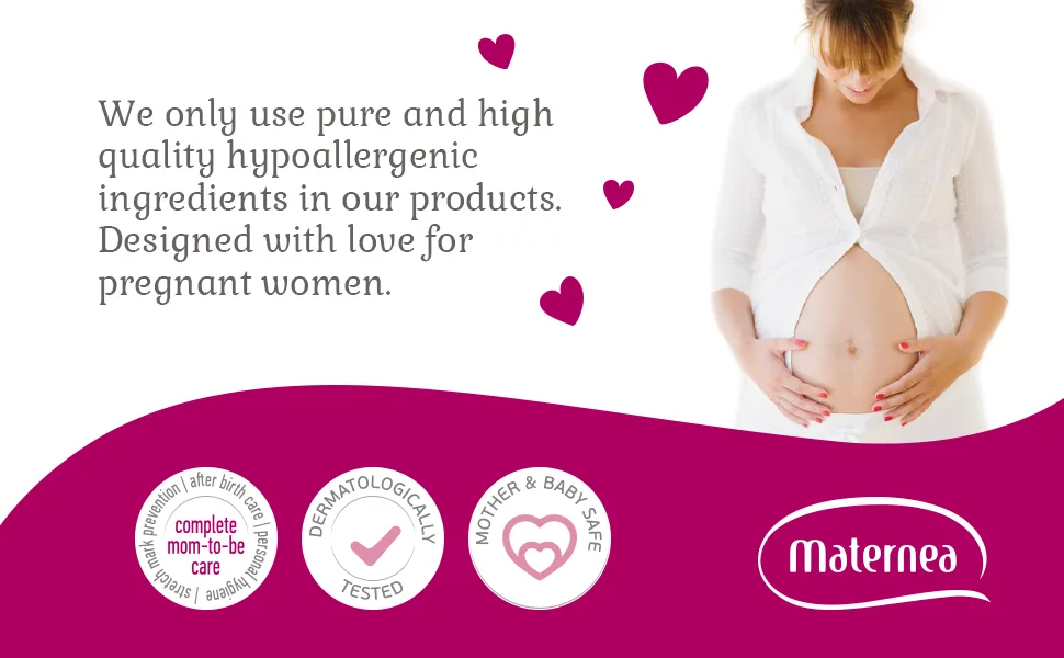 Maternea Stretch Mark Cream - Provides optimal skin hydration and improves its appearance 5 FL. OZ. (150 ml) - Maternea