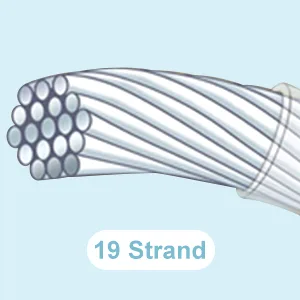 BENECREAT 300-Feet 0.018inch/ 0.46mm Tiger Tail Beading Wire 7-Strand Bead Stringing Wire for Necklace Bracelet Making 0.46mm - 7 Strands Lightgrey - product information 4