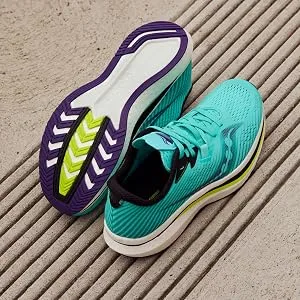 Saucony Women's Endorphin Pro 2 Running Shoe 7.5 White/Black/Vizi - Endorphin Pro 2