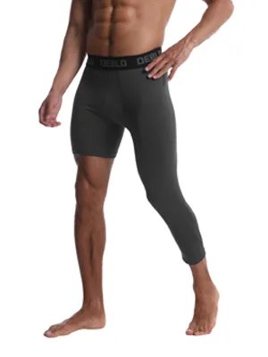 OEBLD Single Leg 3/4 Compression Tights, Unisex Sports Compression Pants, One Leg Basketball Leg Sleeves Black+white-right-short Medium - compression tights