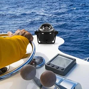 Multi-purpose Compass for Car Dashboard, Marine Compass for Boats Dash Mount for Boat Caravan Truck(black) - voyager bracket mount compass