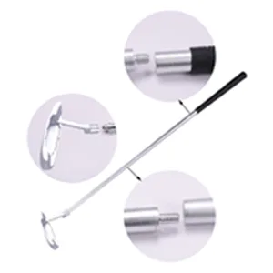 HOW TRUE Golf Putting Set with Golf Putter, 2 Golf Balls, Golf Putting Cup for Travel Indoor Golf Putting Practice, Portable Golf Putter Kit, Golf Gifts for Men - Aluminum alloy push rod