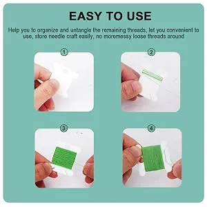 80 Pcs Thread Organizer, Embroidery Floss Storage,Embroidery Thread Organizer Plastic Embroidery Thread Cards Stitch Thread Plastic bobbins (4 Colors) - embroidery floss bobbins