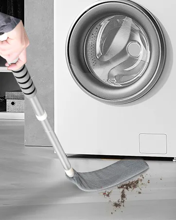 Retractable Gap Dust Cleaner, Microfiber Duster with Extension Pole, Extendable Duster for Cleaning Long Handle Dust Brush Under Refrigerator Sofa Couch Bed Furniture Appliance Dusting Tools - under appliance cleaning tool