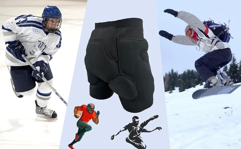 Protective Padded Shorts Hip Butt Padded Short Pants Butt Tailbone Protection Shorts Medium - Tailbone Butt Protection Shorts