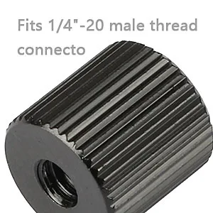 CAMVATE 1/4"-20 Female Screw Double Thread Adapter for Extension Arm - 2039 - C2039-4