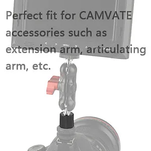 CAMVATE 1/4"-20 Female Screw Double Thread Adapter for Extension Arm - 2039 - C2039-5