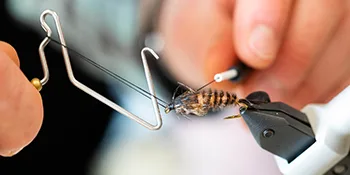 HERCULES Fly Tying Tools, Fly Tying Kit with Bobbin Thread Holder, Wire Threader, Knot Whip Finisher, Hackle Plier, Bodkin, Fly Fishing Lure Making Accessories 2pcs Bobbin + 1pcs Threader - Fly Fishing Lure Making Accessories