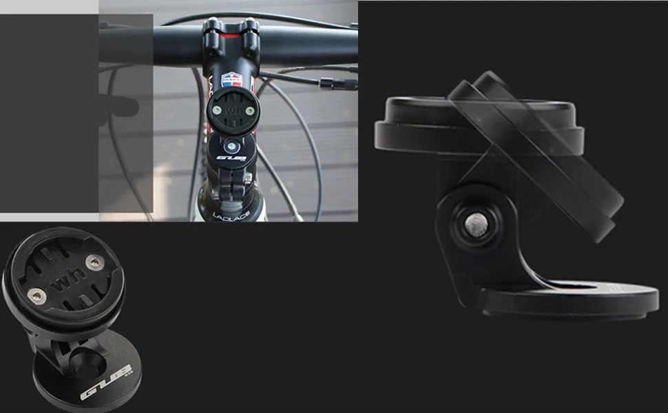 Bike Computer Stem Top Cap Mount Holder Compatible with Garmin Edge Compatible with Wahoo Elemnt Compatible with Bryton Compatible with Cateye,Angle Adjustable - All aluminum alloy exquisite design and angle adjustable