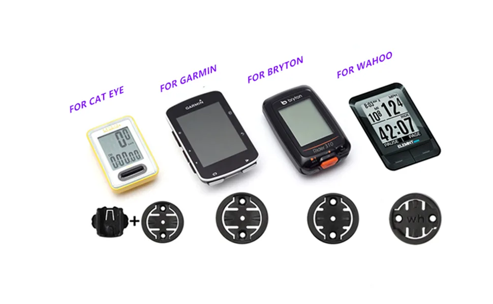 Bike Computer Stem Top Cap Mount Holder Compatible with Garmin Edge Compatible with Wahoo Elemnt Compatible with Bryton Compatible with Cateye,Angle Adjustable - compatible with a variety of computers