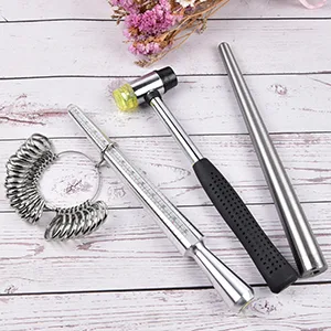 Ring Mandrel, IKOCO Ring Sizer Measuring Tool Steel Ring Size Adjusters for Loose Rings Measure Repair - Ring Mandrel Sizer To