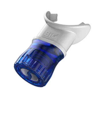 Bigbreathe IMT Middle(Blue) | Inspiratory Muscle Trainer for Amateur Players and Singers, Breathing Exercise Device, Compact and Easy to Clean - simt