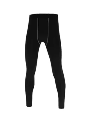 LANBAOSI Youth Boys Compression Leggings Athletic Pants Base Layer Football Workout Tight 5 Black - product information 2