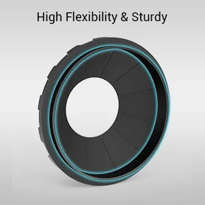 SmallRig Rubber Donut for Lenses with 58-114 Diameter, with Rear Opening for SmallRig Light Matte Box - 3409 - 3409