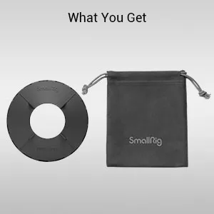 SmallRig Rubber Donut for Lenses with 58-114 Diameter, with Rear Opening for SmallRig Light Matte Box - 3409 - 3409