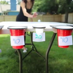 Drop Cup - Pong That's On A Roll - Family Friendly Party Game - Adult Party Game - Money Ball Challenge